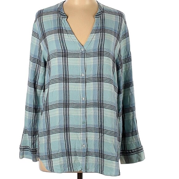 Soft Joie Size L Long Sleeve Button-Down Shirt - Picture 1 of 5